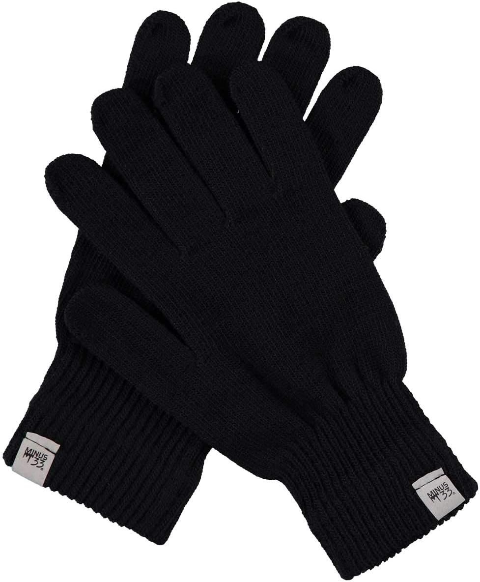image:imageMerino Wool Glove Liner  Warm Base Layer  Ski Liner Glove  3 Season Wear  Multiple Colors and SizesBlack