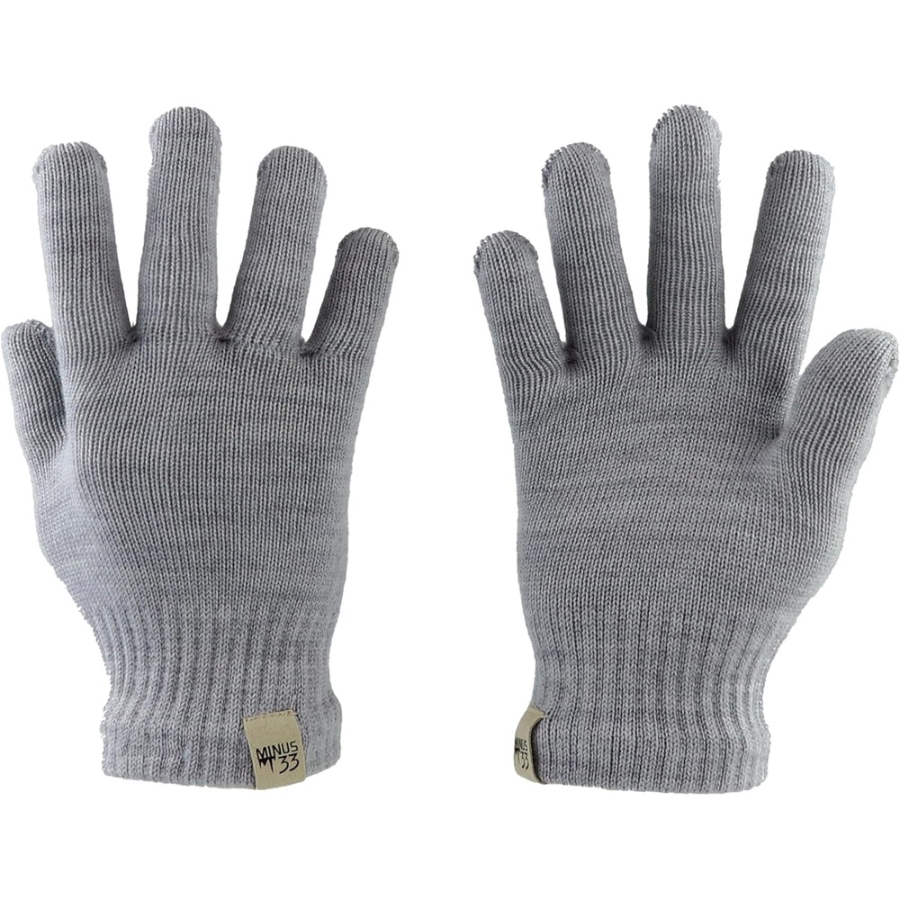 image:imageMerino Wool Glove Liner  Warm Base Layer  Ski Liner Glove  3 Season Wear  Multiple Colors and SizesAsh Gray
