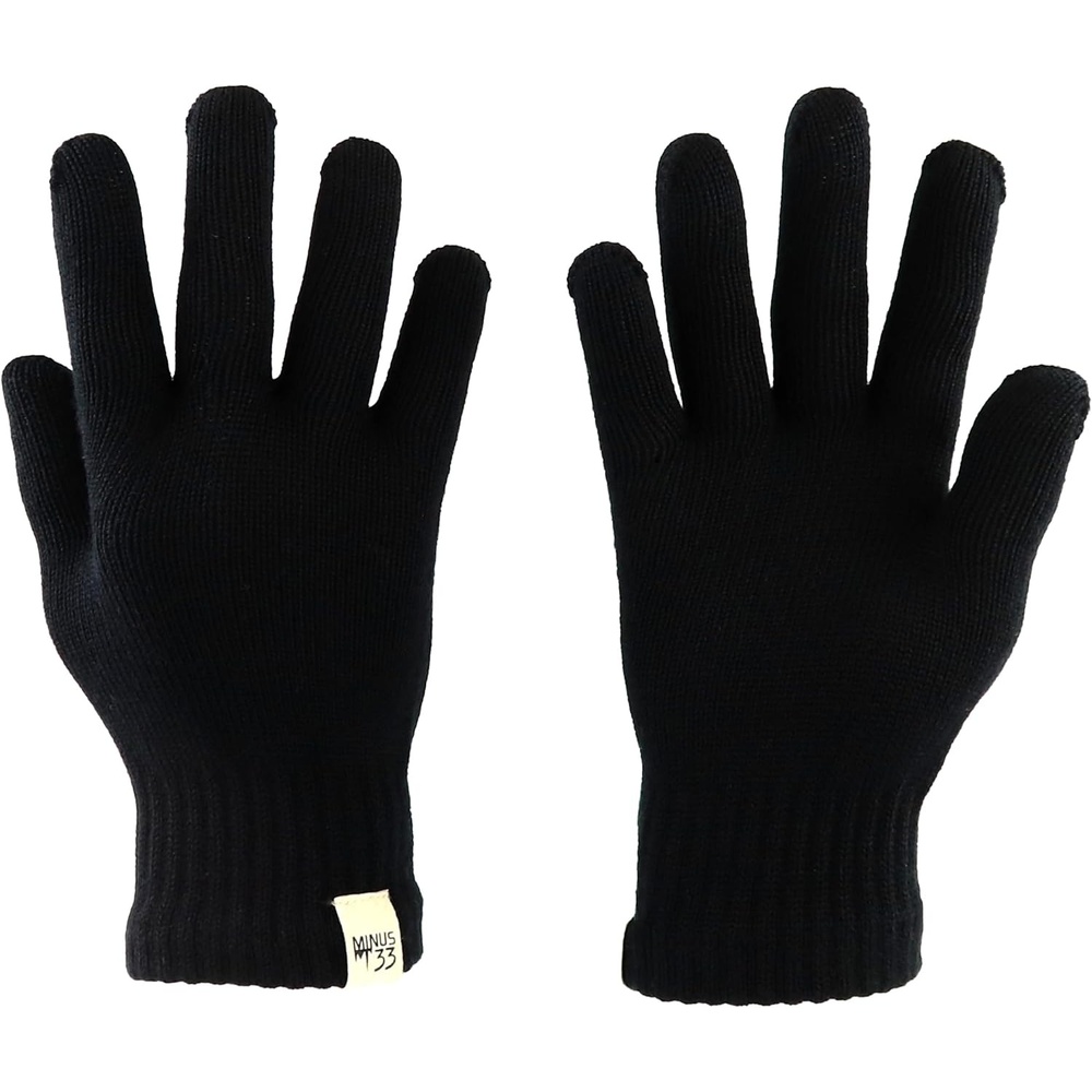 image:imageMerino Wool Glove Liner  Warm Base Layer  Ski Liner Glove  3 Season Wear  Multiple Colors and SizesBlack