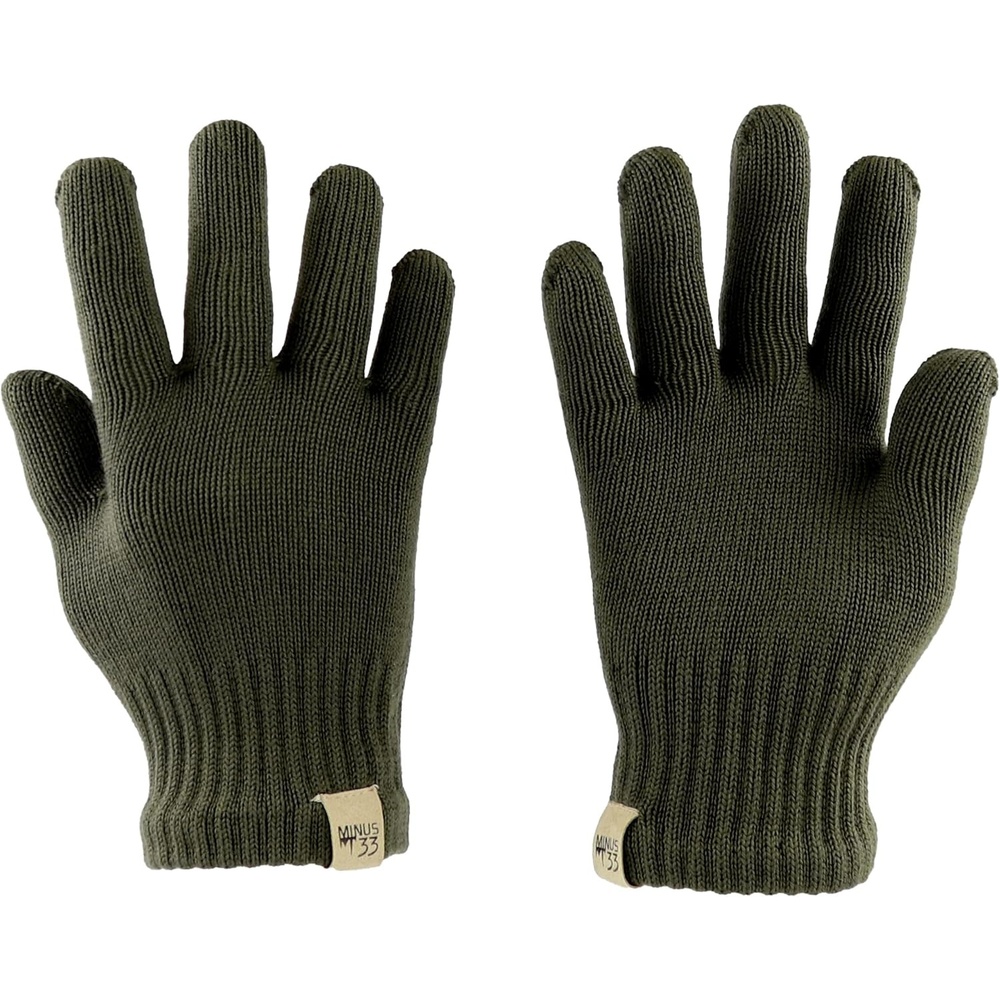 image:imageMerino Wool Glove Liner  Warm Base Layer  Ski Liner Glove  3 Season Wear  Multiple Colors and SizesOlive Drab