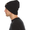 image:image100 Merino Wool  Midweight Everyday Knit Cuff Beanie  Warm Winter HatBlack
