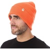 image:image100 Merino Wool  Midweight Everyday Knit Cuff Beanie  Warm Winter HatBlaze Orange