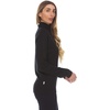 image:image100 Merino Wool  Midweight Womens 14 Zip  MidlayerBlack