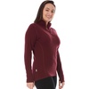 image:image100 Merino Wool  Midweight Womens 14 Zip  MidlayerBurgundy