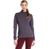 image:image100 Merino Wool  Midweight Womens 14 Zip  MidlayerCharcoal