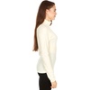 image:image100 Merino Wool  Midweight Womens 14 Zip  MidlayerCream