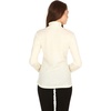 image:image100 Merino Wool  Midweight Womens 14 Zip  MidlayerCream