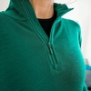 image:image100 Merino Wool  Midweight Womens 14 Zip  MidlayerEmerald Green