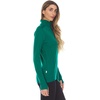 image:image100 Merino Wool  Midweight Womens 14 Zip  MidlayerEmerald Green