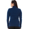image:image100 Merino Wool  Midweight Womens 14 Zip  MidlayerNavy