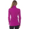 image:image100 Merino Wool  Midweight Womens 14 Zip  MidlayerRadiant Violet