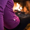 image:image100 Merino Wool  Midweight Womens 14 Zip  MidlayerRadiant Violet