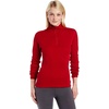 image:image100 Merino Wool  Midweight Womens 14 Zip  MidlayerTrue Red