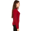 image:image100 Merino Wool  Midweight Womens 14 Zip  MidlayerTrue Red