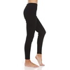 image:image100 Merino Wool  Womens Heavyweight Top and Bottom  Thermal Base Layer Set  Black  XLarge