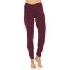 image:image100 Merino Wool  Womens Heavyweight Top and Bottom  Thermal Base Layer Set  Burgundy  Large