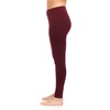 image:image100 Merino Wool  Womens Heavyweight Top and Bottom  Thermal Base Layer Set  Burgundy  Medium