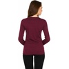 image:image100 Merino Wool  Womens Midweight Base Layer  Long Sleeve Crew170 Lightweight Burgundy