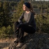 image:image100 Merino Wool  Womens Midweight Base Layer  Long Sleeve Crew170 Lightweight True Red