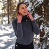 image:image100 Merino Wool  Womens Midweight Base Layer  Long Sleeve Crew235 Midweight Charcoal Gray