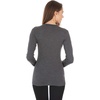 image:image100 Merino Wool  Womens Midweight Base Layer  Long Sleeve Crew235 Midweight Charcoal Gray