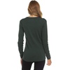 image:image100 Merino Wool  Womens Midweight Base Layer  Long Sleeve Crew235 Midweight Forest Green