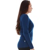 image:image100 Merino Wool  Womens Midweight Base Layer  Long Sleeve Crew235 Midweight Navy Blue