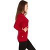 image:image100 Merino Wool  Womens Midweight Base Layer  Long Sleeve Crew235 Midweight True Red