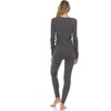 image:image100 Merino Wool  Womens Midweight Top and Bottom  Thermal Base Layer Set  Charcoal Gray  Medium