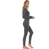 image:image100 Merino Wool  Womens Midweight Top and Bottom  Thermal Base Layer Set  Charcoal Gray  XSmall