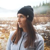 image:image100 Merino Wool Cuff Beanie  Mens amp Womens Warm Winter Hat  Watch Cap  Toque  Novelty Beanie  One Size Fits MostBlack
