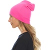 image:image100 Merino Wool Cuff Beanie  Mens amp Womens Warm Winter Hat  Watch Cap  Toque  Novelty Beanie  One Size Fits MostBlaze Pink