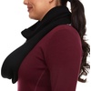image:image100 Merino Wool Everyday Knit Infinity Scarf  Winter Loop Scarf  Midweight Scarves for Women and MenBlack
