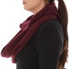 image:image100 Merino Wool Everyday Knit Infinity Scarf  Winter Loop Scarf  Midweight Scarves for Women and MenBurgundy