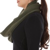 image:image100 Merino Wool Everyday Knit Infinity Scarf  Winter Loop Scarf  Midweight Scarves for Women and MenOlive Drab
