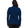 image:image100 Merino Wool Full Zip  Womens Expedition Heavy Weight Zip Up SweatshirtNavy Blue 