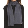 image:image100 Merino Wool Minus33 Everyday Knit Scarf  Winter Scarf  Midweight Scarves for Women and MenCharcoal Gray