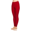 image:image100 Merino Wool Womens Base Layer Bottoms  Thermal Underwear  No Itch Renewable Fabric170 Lightweight True Red