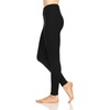 image:image100 Merino Wool Womens Base Layer Bottoms  Thermal Underwear  No Itch Renewable Fabric170 Ligthweight Black