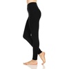 image:image100 Merino Wool Womens Base Layer Bottoms  Thermal Underwear  No Itch Renewable Fabric235 Midweight Black