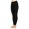 image:image100 Merino Wool Womens Base Layer Bottoms  Thermal Underwear  No Itch Renewable Fabric235 Midweight Black