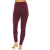 image:image100 Merino Wool Womens Base Layer Bottoms  Thermal Underwear  No Itch Renewable Fabric235 Midweight Burgundy