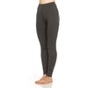 image:image100 Merino Wool Womens Base Layer Bottoms  Thermal Underwear  No Itch Renewable Fabric235 Midweight Charcoal Gray
