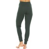 image:image100 Merino Wool Womens Base Layer Bottoms  Thermal Underwear  No Itch Renewable Fabric235 Midweight Forest Green