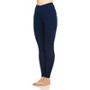 image:image100 Merino Wool Womens Base Layer Bottoms  Thermal Underwear  No Itch Renewable Fabric235 Midweight Navy Blue