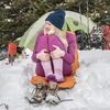 image:image100 Merino Wool Womens Base Layer Bottoms  Thermal Underwear  No Itch Renewable Fabric235 Midweight Radiant Violet