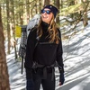 image:image100 Merino Wool Womens Expedition Weight Quarter Zip  Moisture Wicking SweaterBlack