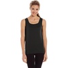 image:image100 Merino Wool Womens Lightweight Tank Top  Moisture Wicking Soft and Breathable Under ShirtBlack