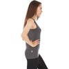 image:image100 Merino Wool Womens Lightweight Tank Top  Moisture Wicking Soft and Breathable Under ShirtCharcoal Gray