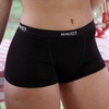 image:imageMerino Wool Boyshorts  Womens Underwear for Hiking  Moisture Wicking Underwear  Athletic AntiChafeBlack